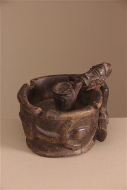 Statuette Kongo - Décoration africaine- Déco tribale - Art ethnique - Art africain traditionnel - Sculpture d'art premier 