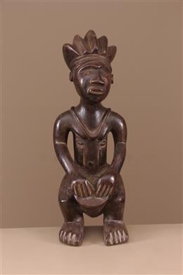 Statue de musicien Pindi Mbala