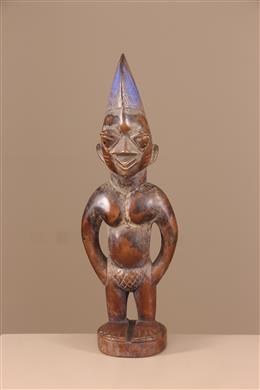 Poupée Ibeji - Décoration africaine- Déco tribale - Art ethnique - Art africain traditionnel - Sculpture d'art premier 