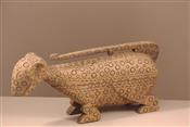 Pots, jarres, callebasses, urnesLéopard Bénin