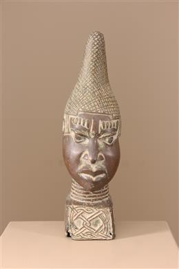 Tête Bénin en bronze