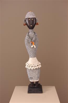 Statue Zoulou - Décoration africaine- Déco tribale - Art ethnique - Art africain traditionnel - Sculpture d'art premier 