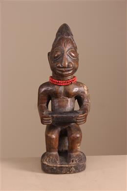 Statuette Ibeji - Décoration africaine- Déco tribale - Art ethnique - Art africain traditionnel - Sculpture d'art premier 